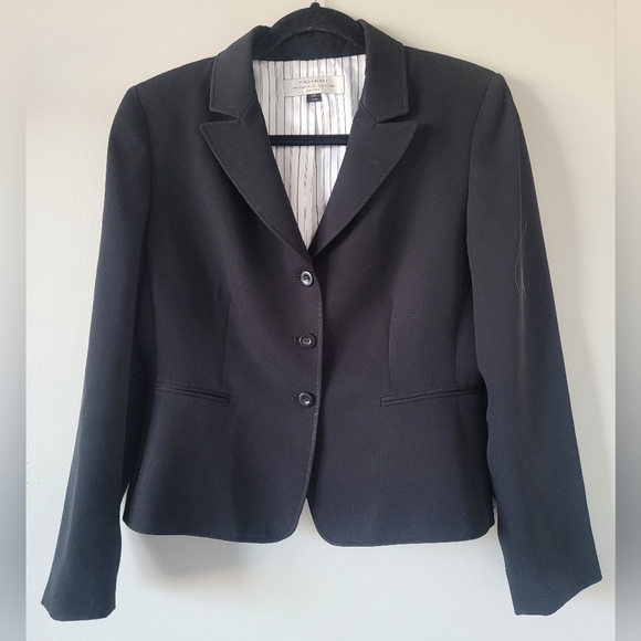 Tahari Arthur S.Levine Women's Business/Office/Carrer Blazer Lined 3Buttons 10/M - Picture 7 of 16